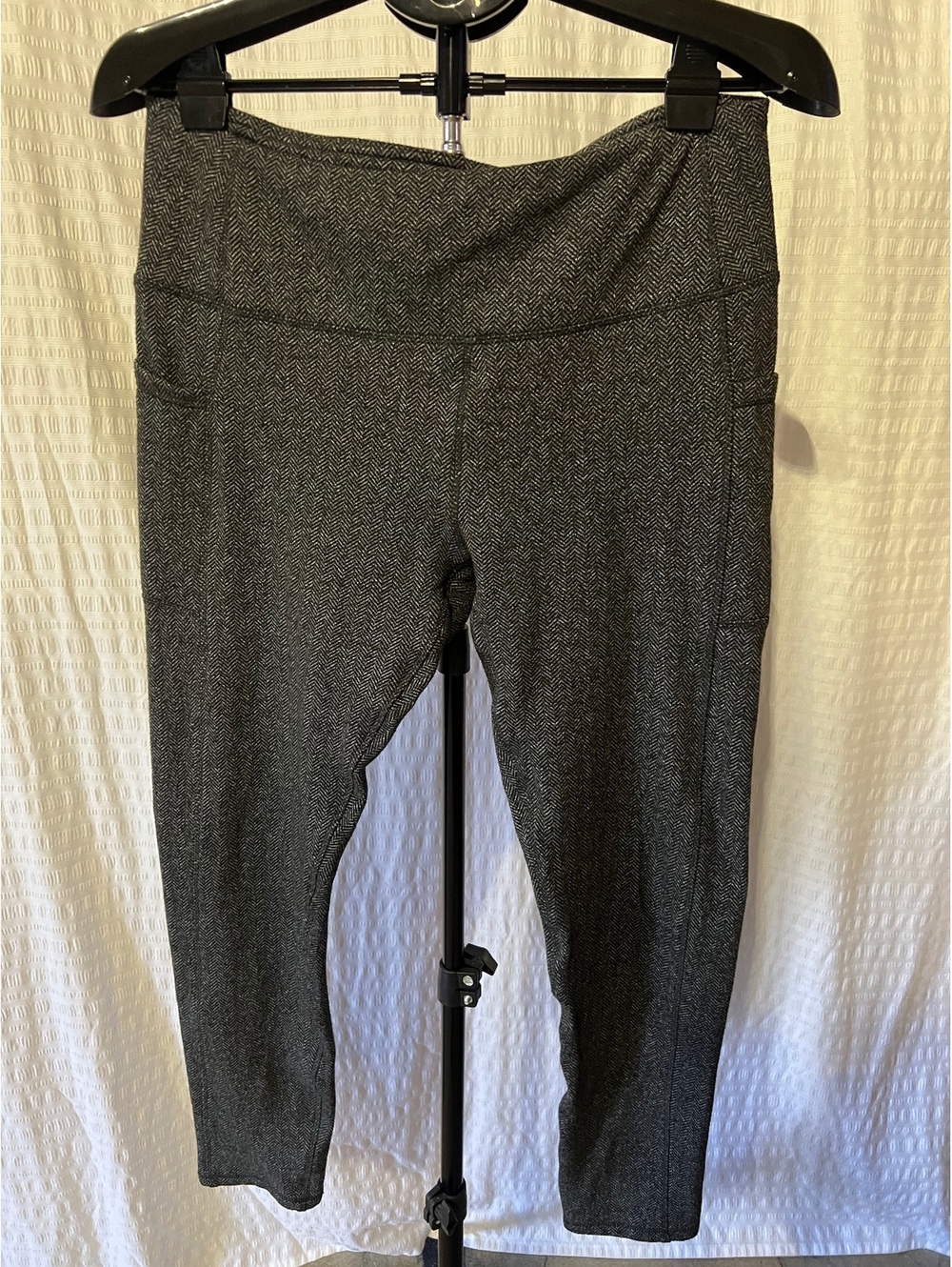 Kyodan Herringbone Athletic Leggings/Pants Sz Lg